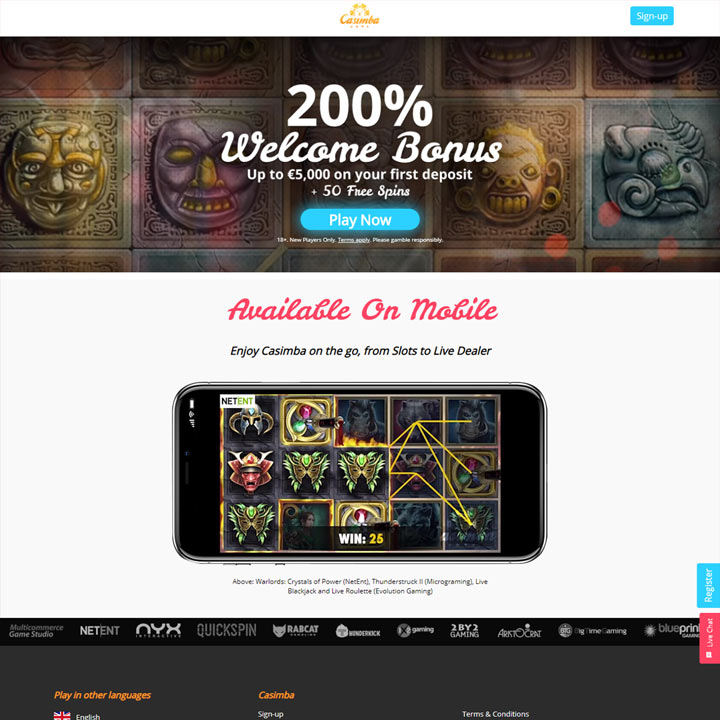 Casimba Casino Login Casimba Casino Login